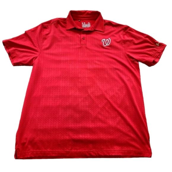 Under Armour Other - Men's Under Armour Washington Nationals Polo - Red